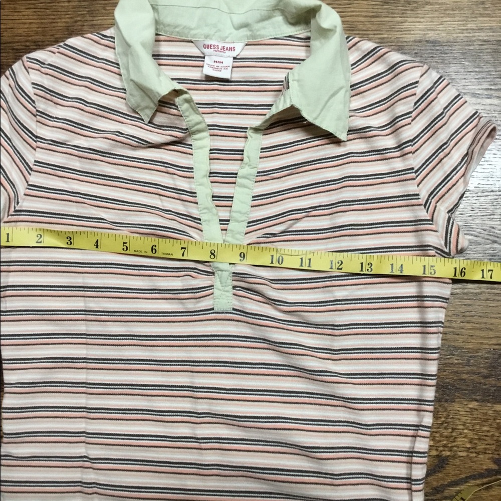Guess Striped Polo Top - Picture 2 of 7